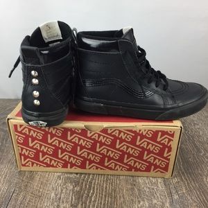 ⚡️*RARE* VANS SK8-Hi MTE Black/Gold Kids Sneakers